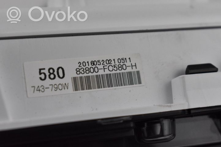 Toyota Hilux (AN120, AN130) Compteur de vitesse tableau de bord 83800FC850H