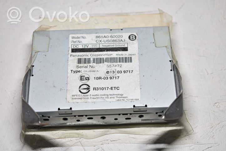 Toyota Land Cruiser (J150) Unité de contrôle son HiFi Audio 861A060020