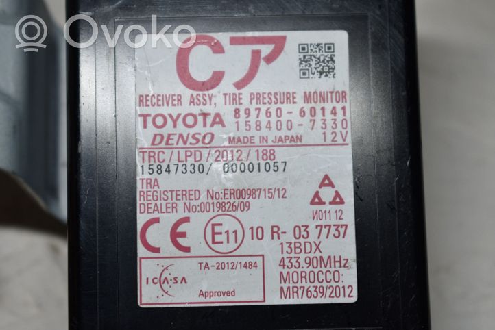 Toyota Land Cruiser (J150) Sterownik / Moduł kontroli ciśnienia w oponach 8976060141