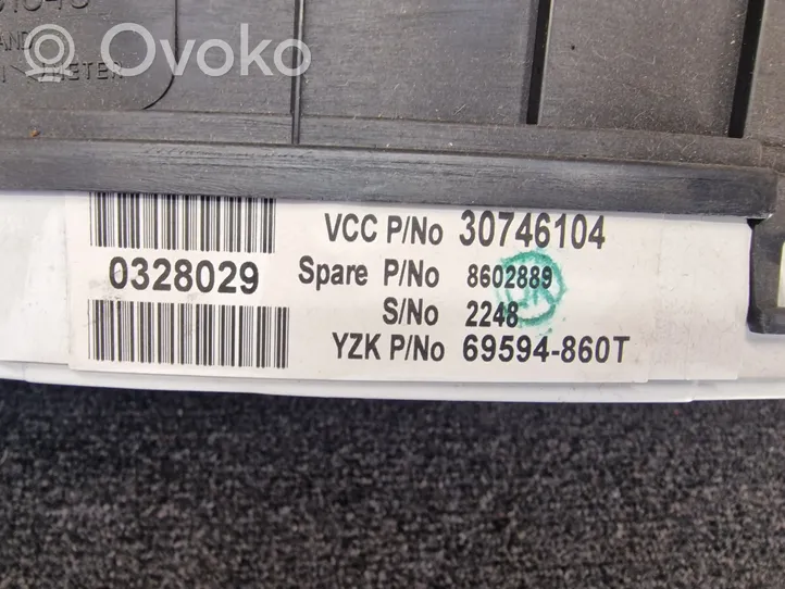 Volvo XC90 Velocímetro (tablero de instrumentos) 30746104