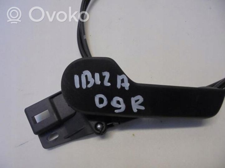 Seat Ibiza IV (6J,6P) Engine bonnet/hood lock release cable 