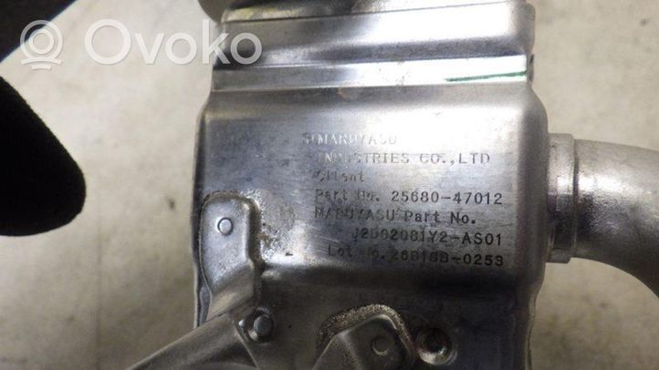 Toyota Yaris EGR aušintuvas 25680-47012