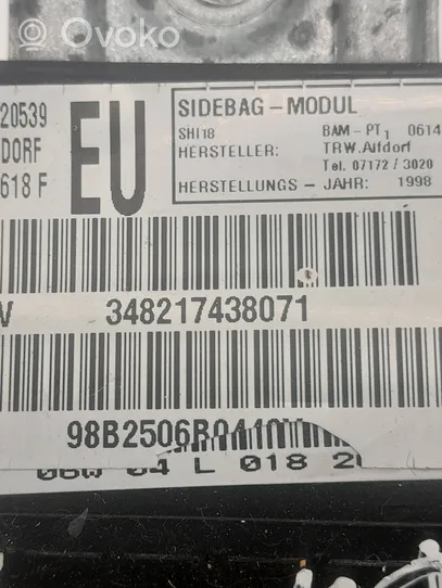 BMW 3 E46 Poduszka powietrzna Airbag drzwi przednich 348217438071