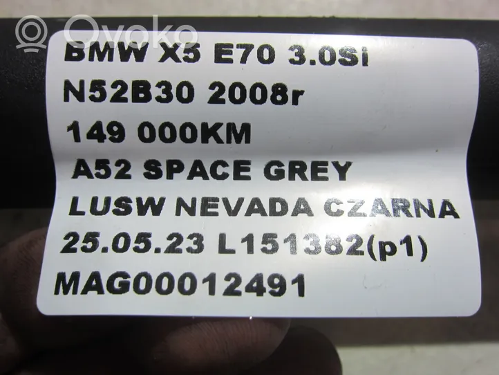 BMW X5 E70 Amortyzator / Siłownik tylnej klapy bagażnika 51247172060