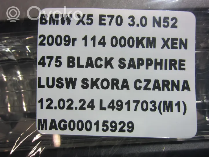 BMW X5 E70 Inne przełączniki i przyciski 9206608