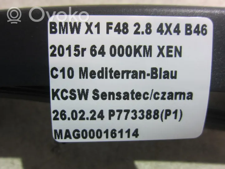 BMW X1 F48 F49 Takalasinpyyhkimen sulan varsi 61627356224
