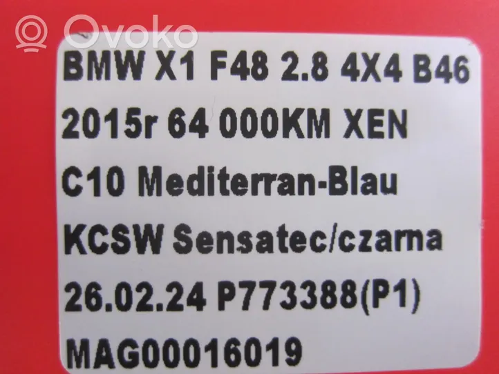 BMW X1 F48 F49 Sisäinen matto 51477451440