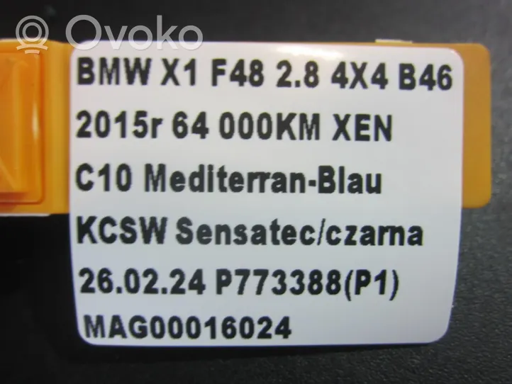 BMW X1 F48 F49 Sisäinen matto 51477382113