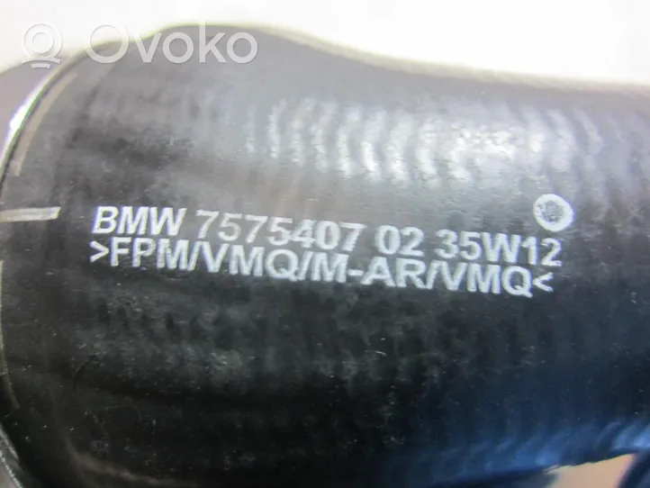 BMW 6 F06 Gran coupe Tube d'admission de tuyau de refroidisseur intermédiaire 7575407