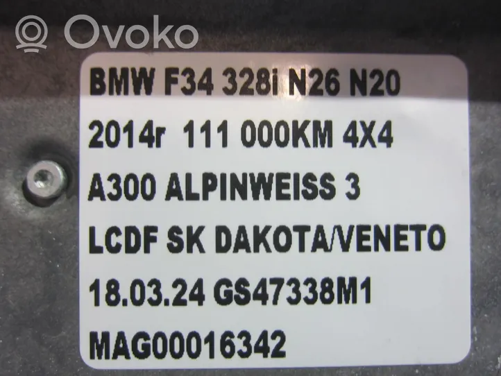 BMW 3 GT F34 Panel / Radioodtwarzacz CD/DVD/GPS 9383072