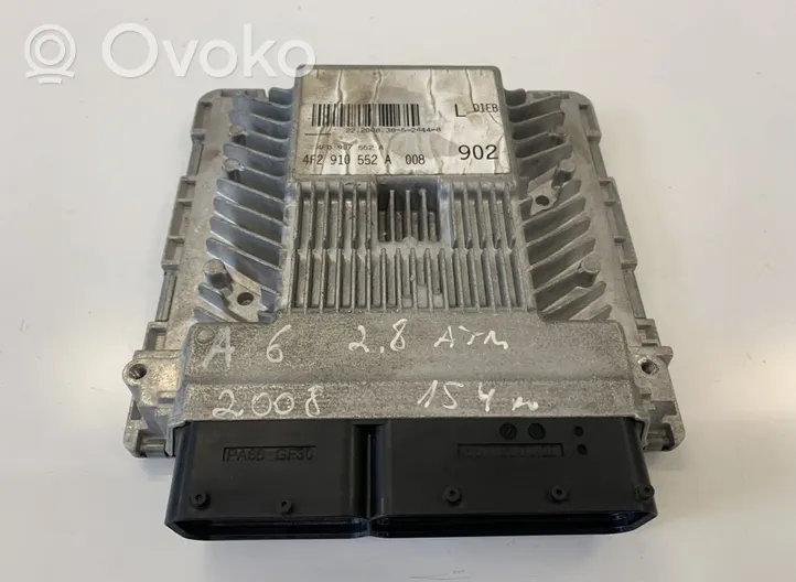 Audi A6 S6 C6 4F Calculateur moteur ECU 4F2910552A