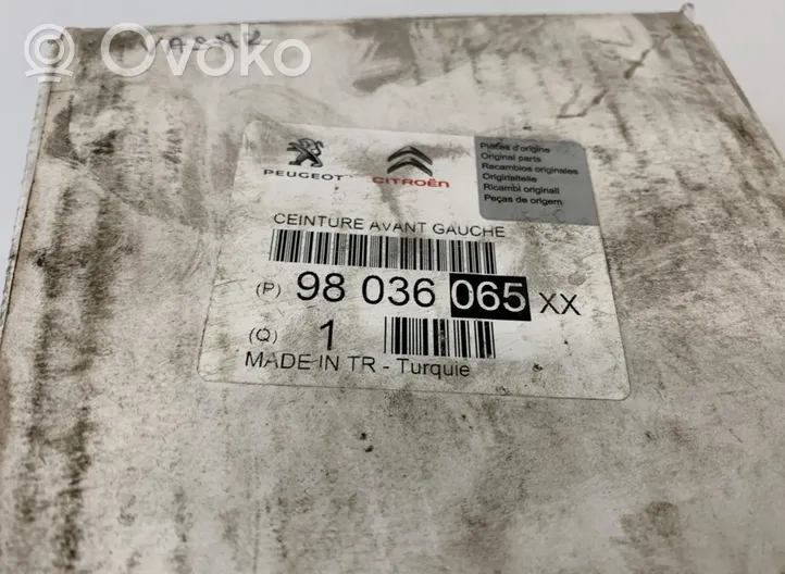 Citroen C-Elysée Pas bezpieczeństwa fotela przedniego 98036065XX