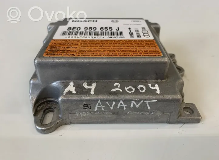 Audi A4 S4 B6 8E 8H Module de contrôle airbag 8E0959655J