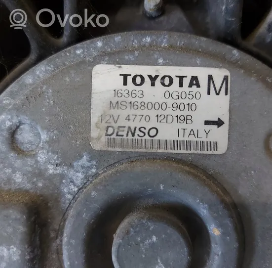Toyota Avensis T250 Jäähdyttimen jäähdytinpuhallin 16363-0G060