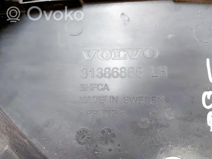 Volvo S90, V90 Rivestimento della modanatura della chiusura del vano motore/cofano 31386868