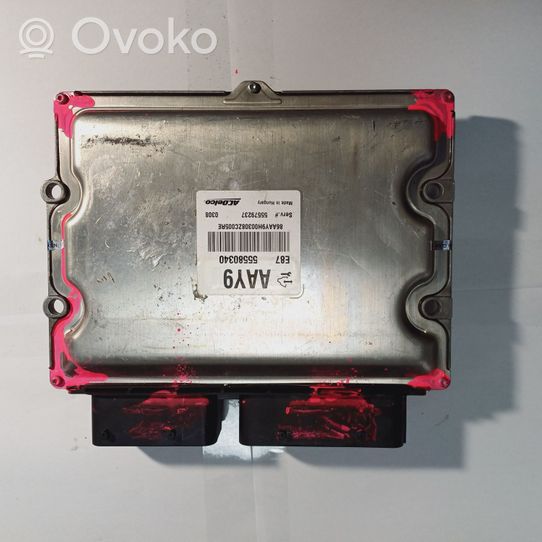 Opel Meriva B Sterownik / Moduł ECU 55580340