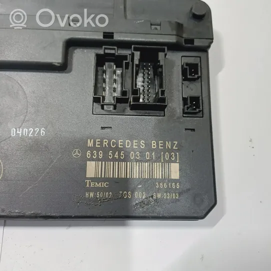 Mercedes-Benz Vito Viano W639 SAM control unit 6395450301