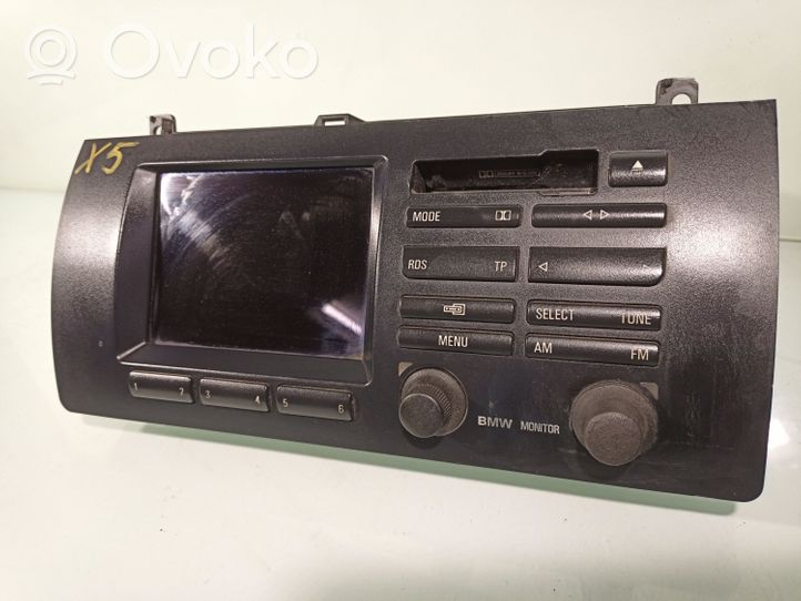 BMW X5 E53 Radio/CD/DVD/GPS-pääyksikkö 65528378942