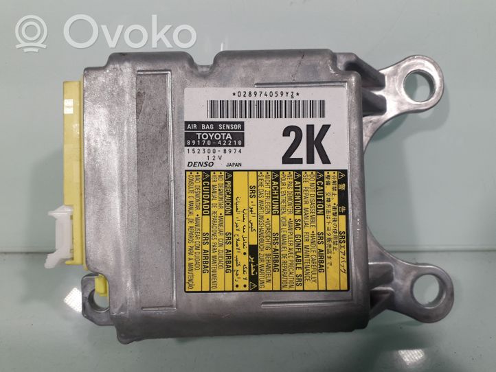 Toyota RAV 4 (XA30) Oro pagalvių valdymo blokas 8917042210