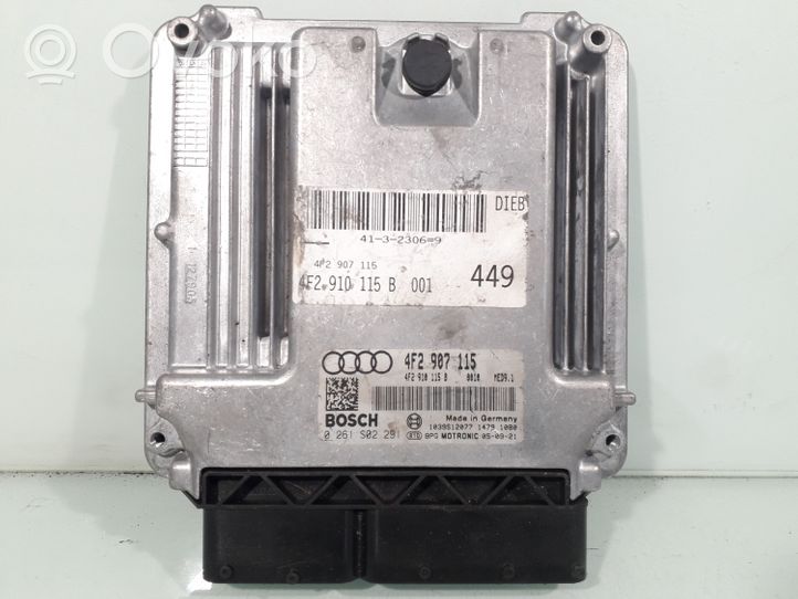 Audi A6 S6 C6 4F Variklio valdymo blokas 4F2907115