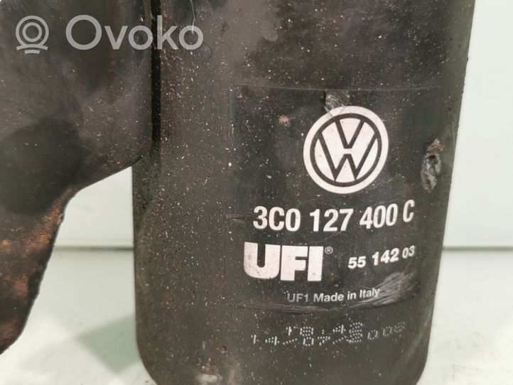 Skoda Octavia Mk2 (1Z) Carcasa del filtro de combustible 3C0127400C