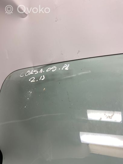 Opel Corsa D Szyba drzwi 43R009007