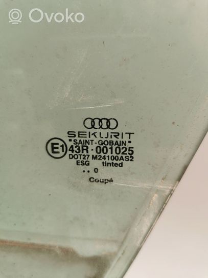 Audi TT TTS Mk2 Маленькое стекло "A" передних дверей (четырехдверного автомобиля) 43R001025
