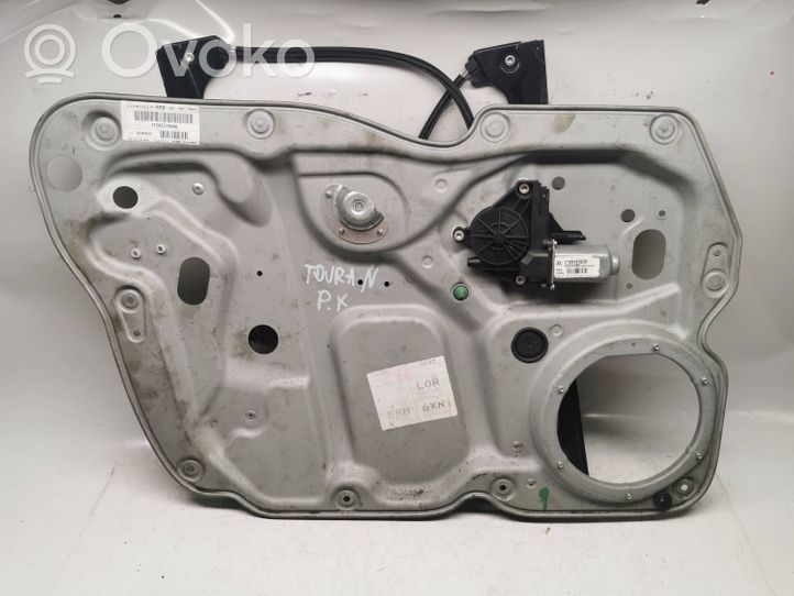 Volkswagen Touran I Mécanisme de lève-vitre avec moteur 1T0959702B