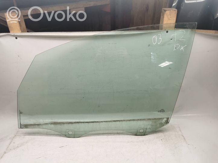 Audi A2 Front door window glass four-door 43R001351