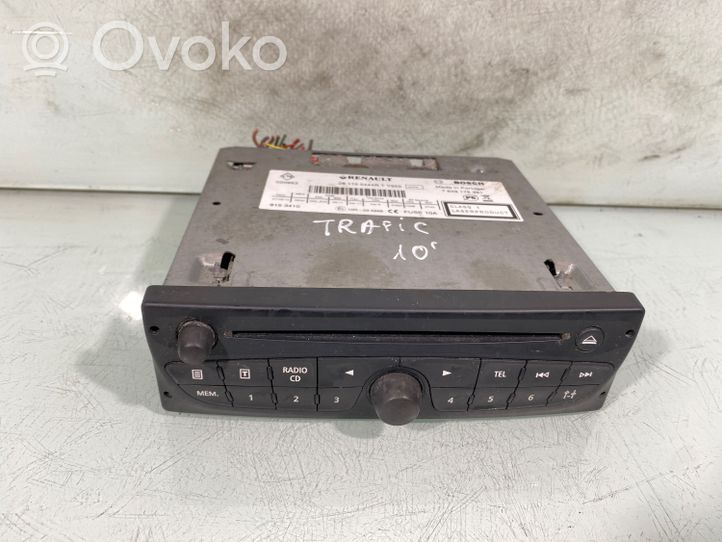 Renault Trafic II (X83) Radio/CD/DVD/GPS-pääyksikkö 28115544r