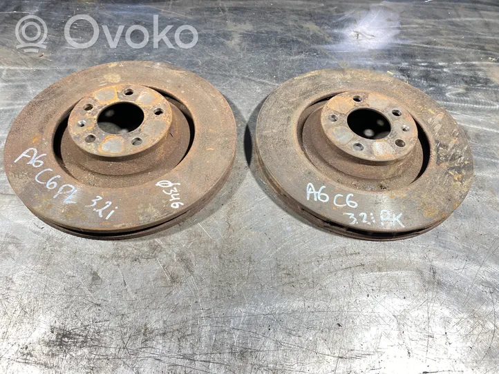 Audi A6 S6 C6 4F Front brake disc 