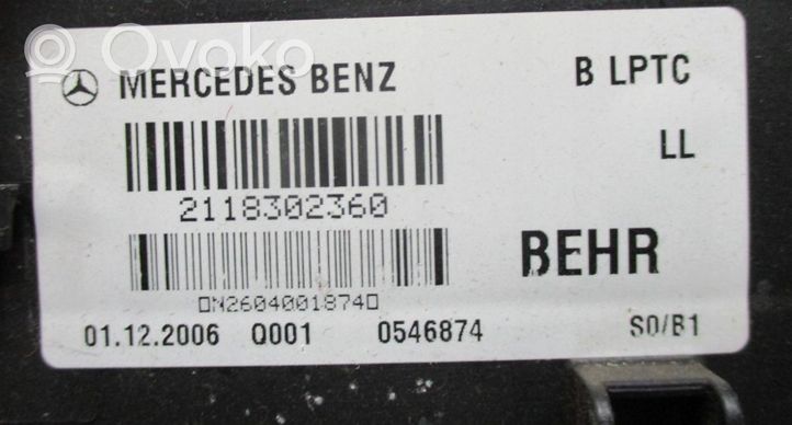 Mercedes-Benz E W211 Scatola climatizzatore riscaldamento abitacolo assemblata 2118302360