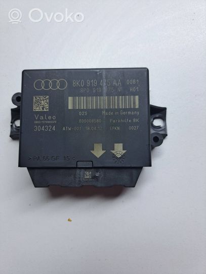 Audi Q5 SQ5 Pysäköintitutkan (PCD) ohjainlaite/moduuli 8K0919475AA