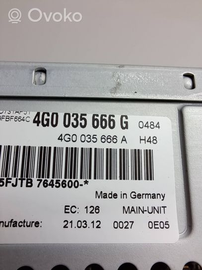 Audi A6 S6 C7 4G Unità principale autoradio/CD/DVD/GPS 4G0035666A