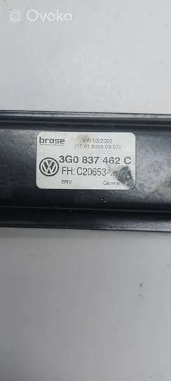 Volkswagen PASSAT B8 Etuoven ikkunan nostin moottorilla 3G0837462C