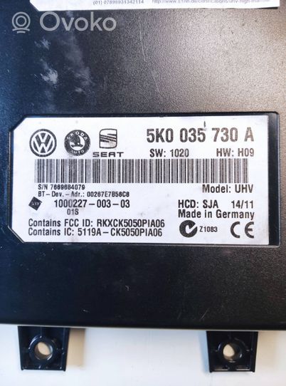 Volkswagen Touran II Bluetooth modulis 5K0035730A