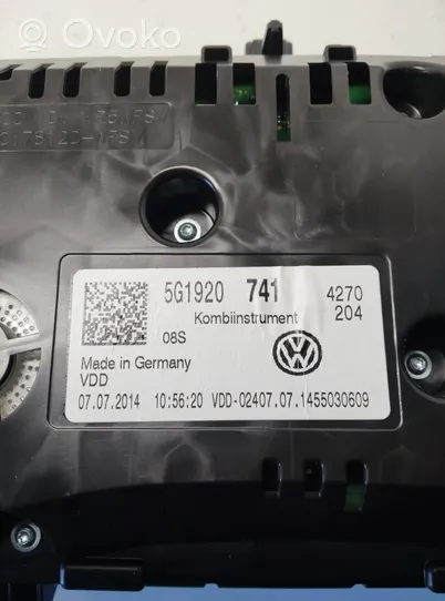 Volkswagen Golf VII Tachimetro (quadro strumenti) 5G1920741