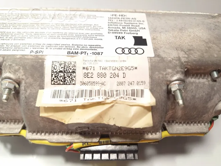 Audi A4 S4 B7 8E 8H Keleivio oro pagalvė 8e2880204d