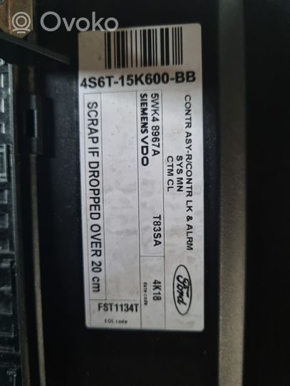 Ford Fiesta Moduł / Sterownik komfortu 4S6T15K600BB