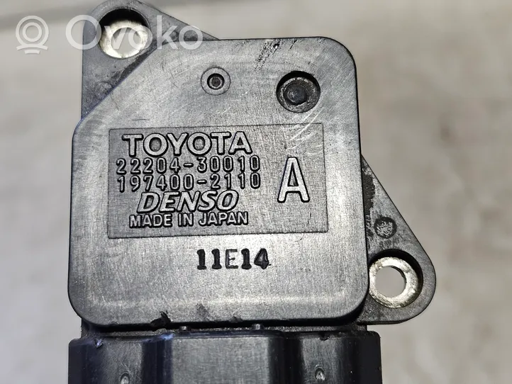 Toyota Yaris Verso Misuratore di portata d'aria 2220430010