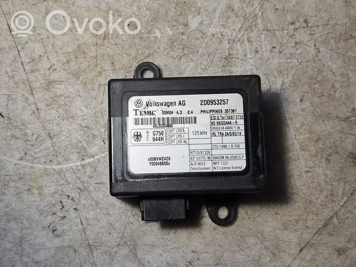 Volkswagen II LT Immobilizer control unit/module 2D0953257