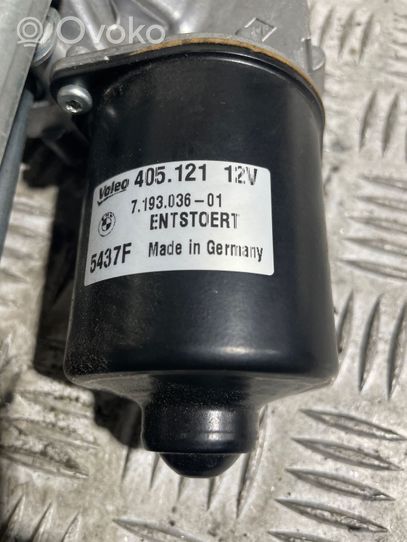 BMW 1 E81 E87 Mechanizm wycieraczek szyby przedniej / czołowej 7193036