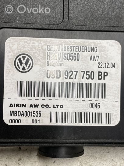 Volkswagen Touareg I Unité de commande, module ECU de moteur 09D927750BP