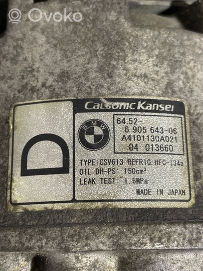 BMW 3 E46 Kompresor / Sprężarka klimatyzacji A/C 6905643