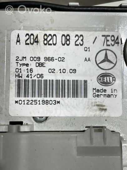 Mercedes-Benz C W204 Éclairage lumière plafonnier avant A2048200823