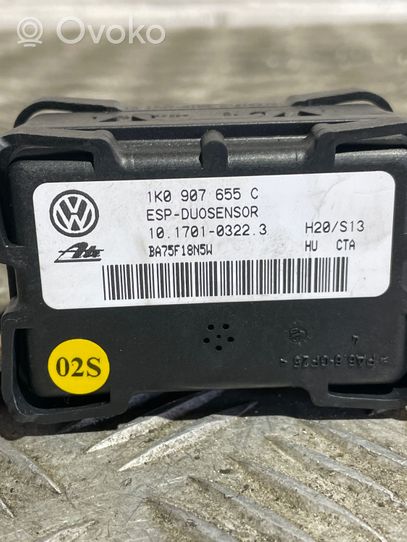 Volkswagen Golf V Aktiivijousituksen ohjainlaite (ESP) 1K0907655C