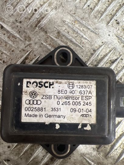 Audi A8 S8 D3 4E Czujnik przyspieszenia ESP 8E0907637A