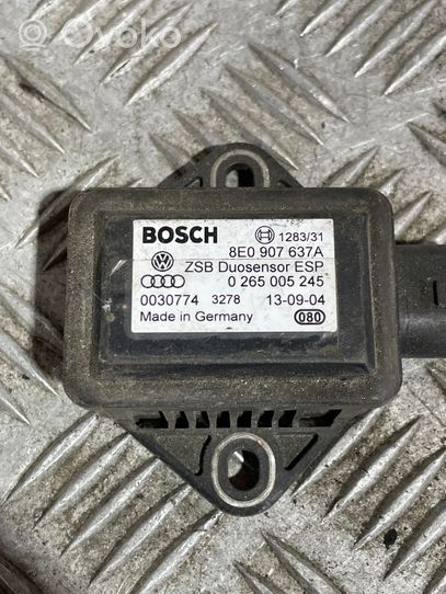 Audi A4 S4 B6 8E 8H ESP (stabilumo sistemos) valdymo blokas 8E0907637A