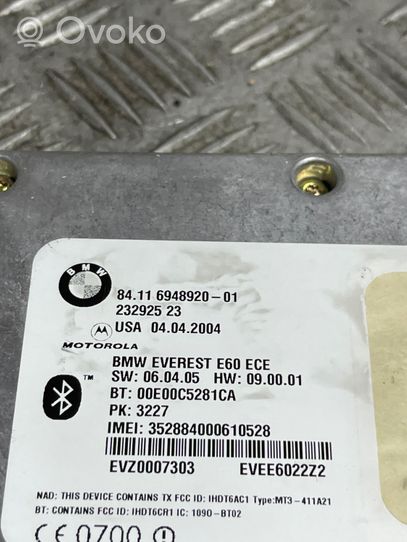 BMW 5 E60 E61 Moduł / Sterownik Bluetooth 6948920