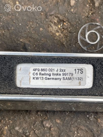 Audi A6 S6 C6 4F Išilginiai stogo strypai "ragai" 4F9860021J